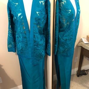 Thia Silk Skirt Suit